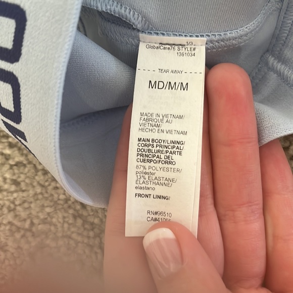 brand new never worn blue under armour sports bra - Picture 4 of 4